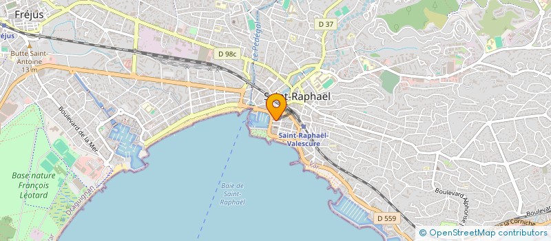 localisation de l'entreprise MADAME SABINE COMBLE à SAINT-RAPHAEL