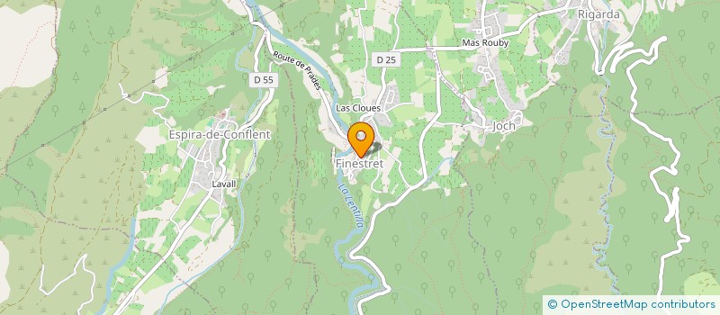 localisation de l'entreprise MADAME SABINE COMES  FINESTRET