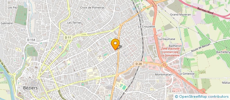 localisation de l'entreprise MADAME SABINE CONDAMINES à BEZIERS
