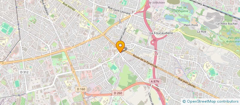 localisation de l'entreprise MADAME SABINE COQUEL à ANGERS