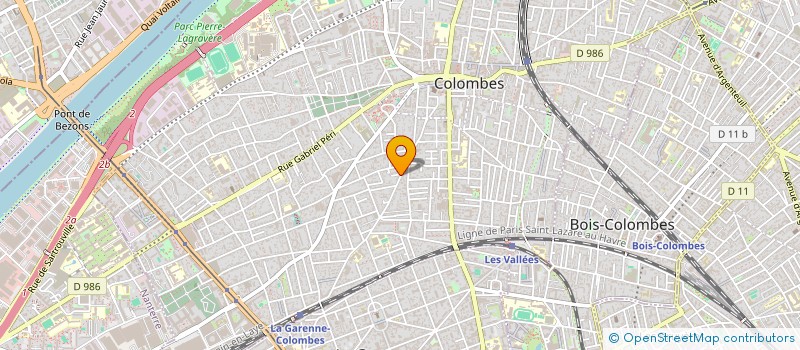 localisation de l'entreprise MADAME SABINE COQUEREL à COLOMBES