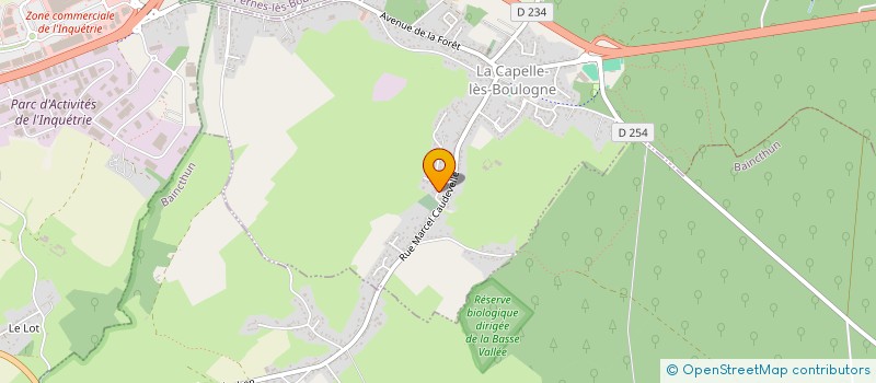 localisation de l'entreprise MADAME SABINE CORBEC  LA CAPELLE-LES-BOULOGNE