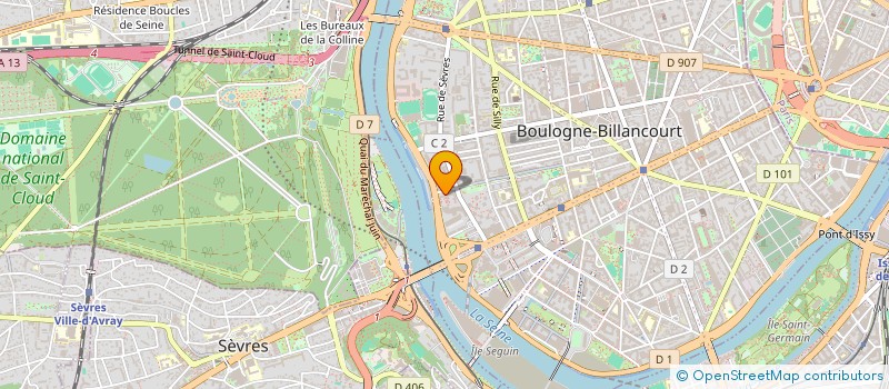 localisation de l'entreprise MADAME SABINE CORBY à BOULOGNE-BILLANCOURT