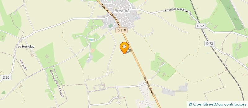 localisation de l'entreprise MADAME SABINE CRAQUELIN  BREAUTE