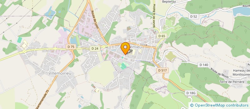 localisation de l'entreprise MADAME SABINE CRISAVOLA à CREMIEU