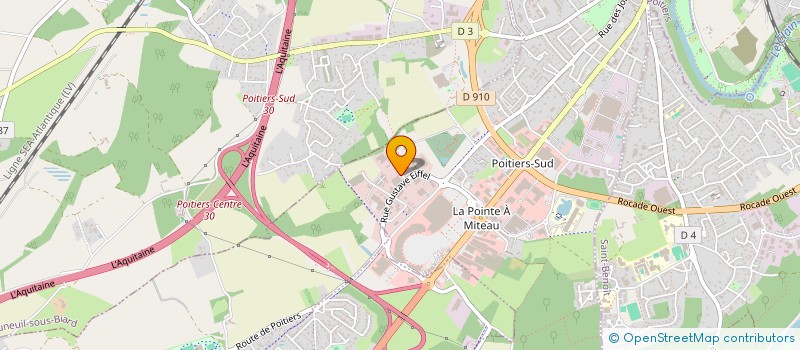 localisation de l'entreprise MADAME SABINE CROQUEFER à POITIERS
