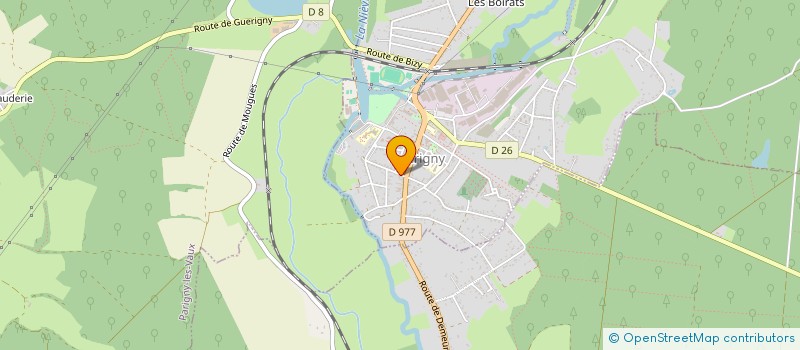 localisation de l'entreprise MADAME SABINE CURAY  GUERIGNY