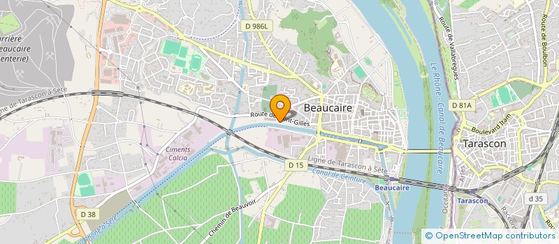 localisation de l'entreprise MADAME SABINE DABANIAN  BEAUCAIRE