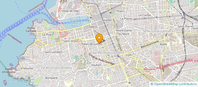 localisation de l'entreprise MADAME SABINE DAHAN à MARSEILLE