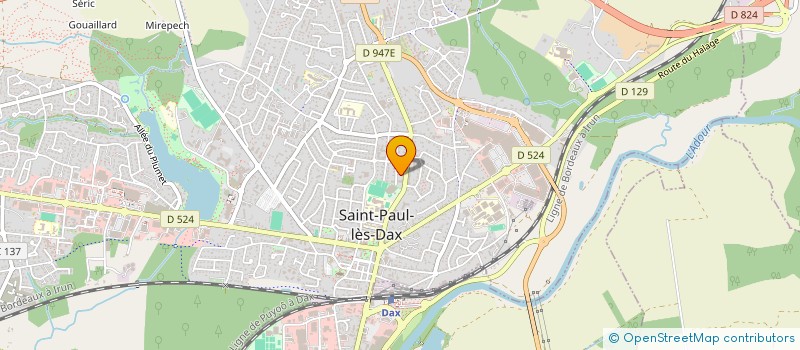 localisation de l'entreprise MADAME SABINE DANTY  SAINT-PAUL-LES-DAX