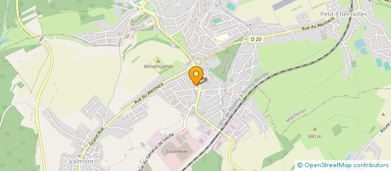 localisation de l'entreprise MADAME SABINE DARGENT  VALMONT