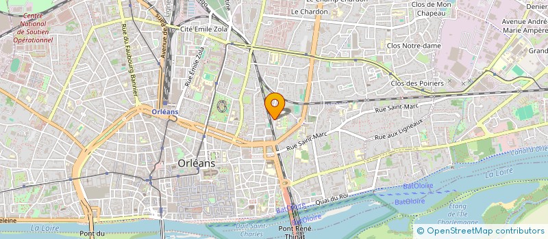 localisation de l'entreprise MADAME SABINE DARGENT à ORLEANS