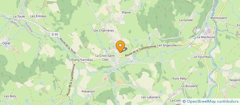 localisation de l'entreprise MADAME SABINE DARRAS  TRAMBLY