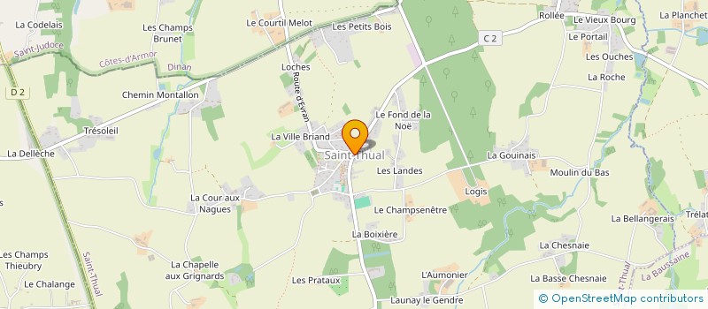 localisation de l'entreprise MADAME SABINE DAVION à SAINT-THUAL