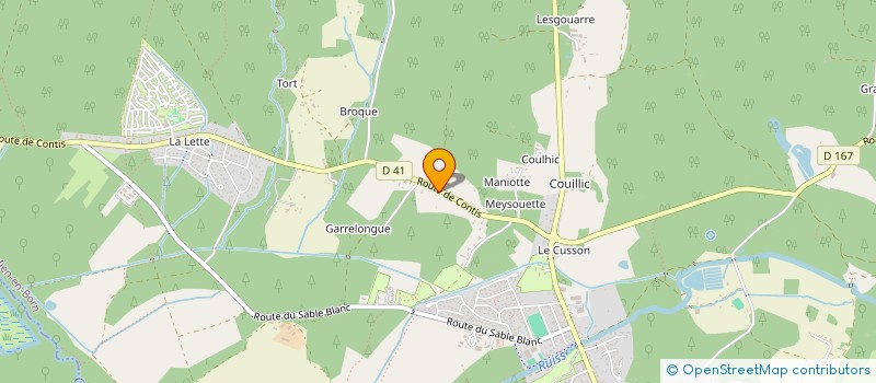 localisation de l'entreprise MADAME SABINE DE BELOT  SAINT-JULIEN-EN-BORN