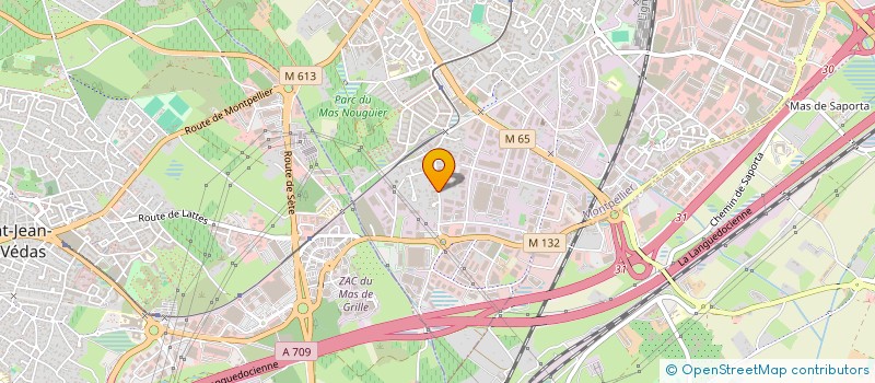 localisation de l'entreprise MADAME SABINE DE LAIGUE à MONTPELLIER