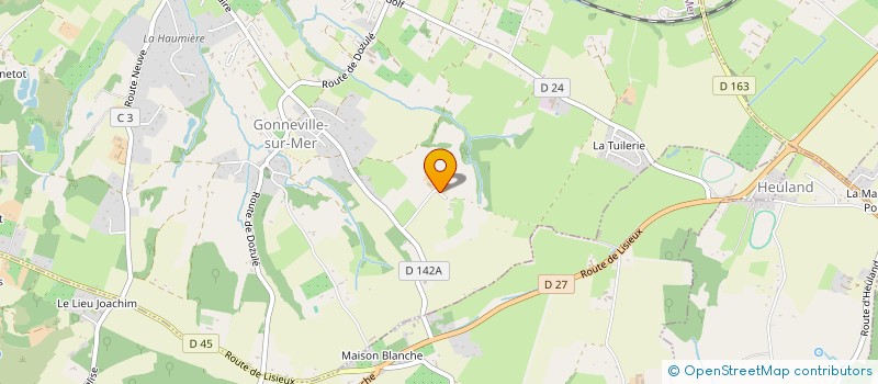 localisation de l'entreprise MADAME SABINE DE LARRARD  GONNEVILLE-SUR-MER