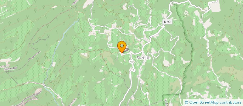 localisation de l'entreprise MADAME SABINE DE MENTHON  SUZETTE