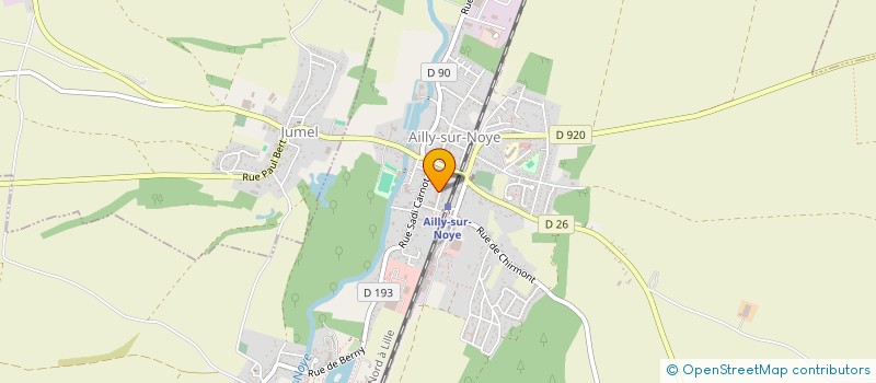 localisation de l'entreprise MADAME SABINE DE ROUGE  AILLY-SUR-NOYE