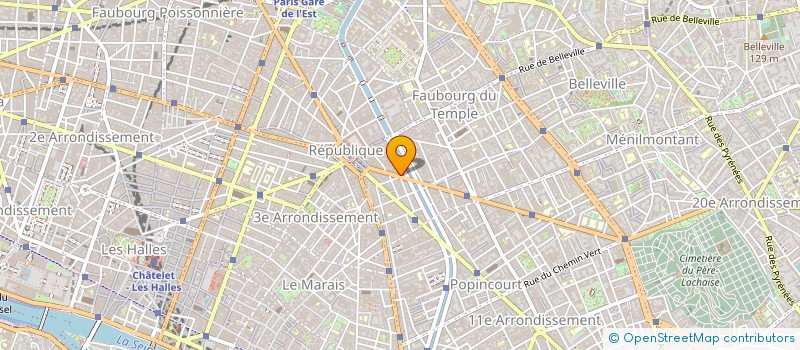 localisation de l'entreprise MADAME SABINE DE WITASSE-THEZY à PARIS