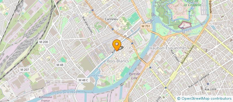 localisation de l'entreprise MADAME SABINE DEBAL à LILLE