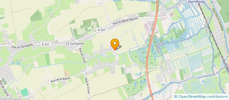 localisation de l'entreprise MADAME SABINE DEBEIRE  EPERLECQUES