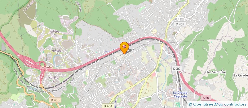 localisation de l'entreprise MADAME SABINE DEBREILLY  LA CIOTAT