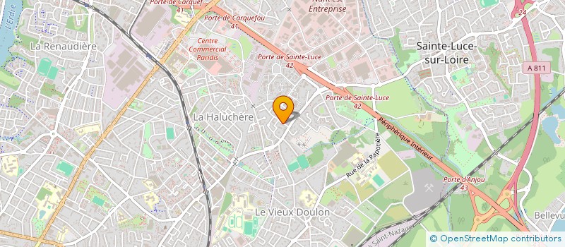 localisation de l'entreprise MADAME SABINE DECOURCELLE à NANTES