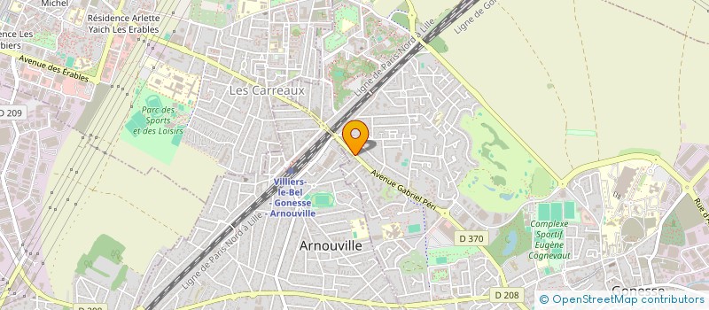 localisation de l'entreprise MADAME SABINE DEFESCHE à GONESSE