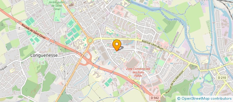 localisation de l'entreprise MADAME SABINE DEFOSSE  LONGUENESSE