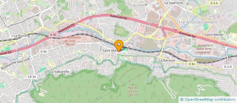 localisation de l'entreprise MADAME SABINE DELATTRE à MARSEILLE
