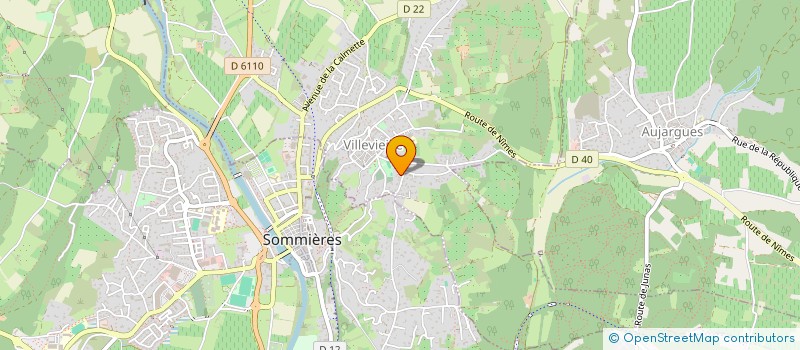 localisation de l'entreprise MADAME SABINE DELCHET  VILLEVIEILLE