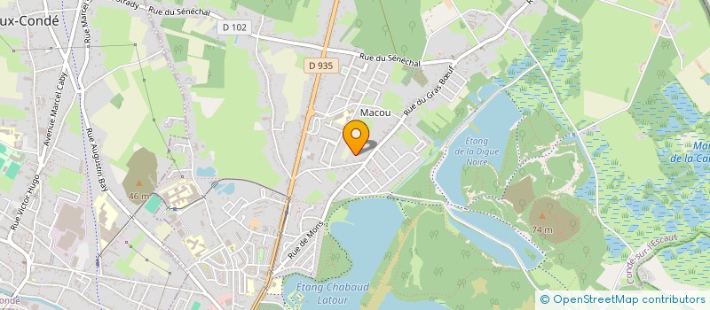 localisation de l'entreprise MADAME SABINE DELIMAL  CONDE SUR L ESCAUT