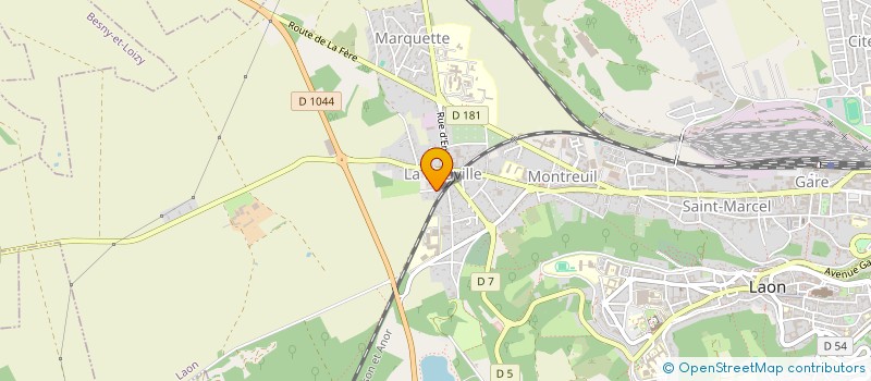 localisation de l'entreprise MADAME SABINE DELMOTTE à LAON