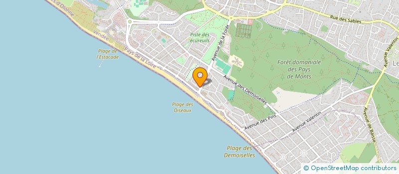 localisation de l'entreprise MADAME SABINE DELVINCOURT à SAINT-JEAN-DE-MONTS