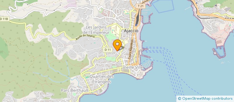 localisation de l'entreprise MADAME SABINE DENDONCKER à AJACCIO
