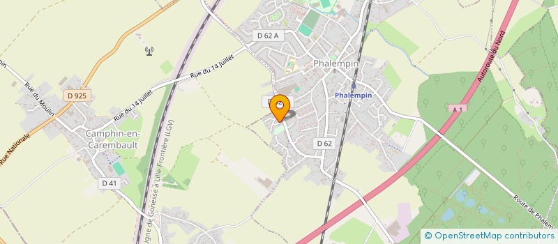 localisation de l'entreprise MADAME SABINE DENIS  PHALEMPIN