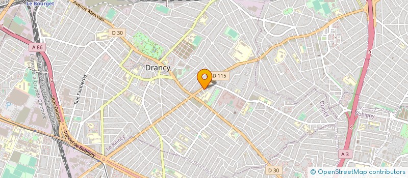 localisation de l'entreprise MADAME SABINE DERAI  DRANCY