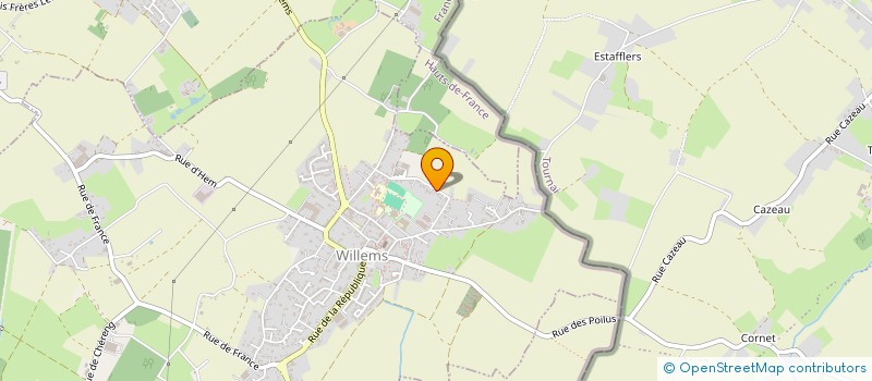 localisation de l'entreprise MADAME SABINE DERVILLE  WILLEMS