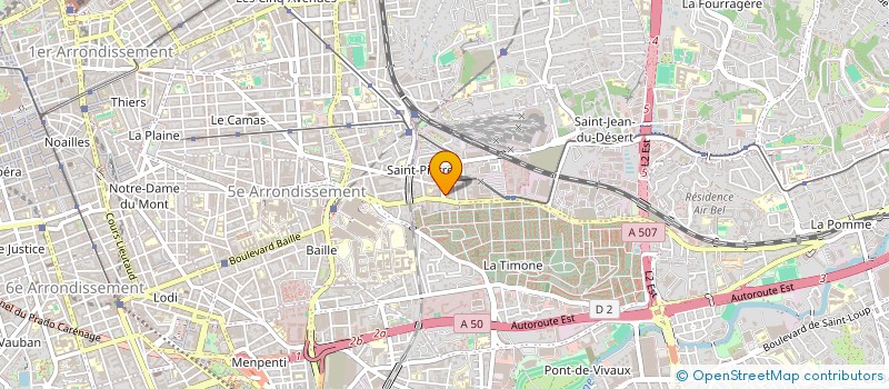 localisation de l'entreprise MADAME SABINE DESCHAMPS à MARSEILLE