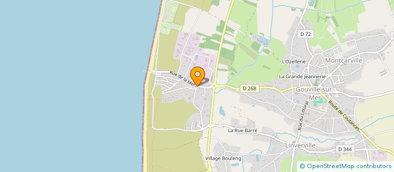 localisation de l'entreprise MADAME SABINE DESMEULLES  GOUVILLE-SUR-MER