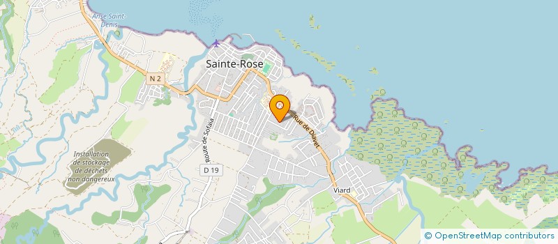 localisation de l'entreprise MADAME SABINE DESRUES  SAINTE-ROSE