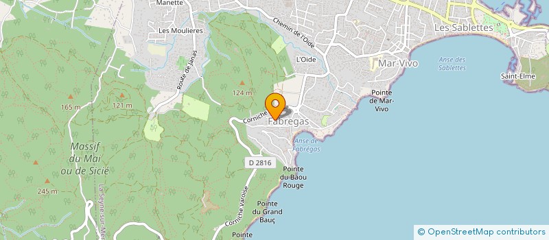 localisation de l'entreprise MADAME SABINE DISILVESTRO à LA SEYNE-SUR-MER
