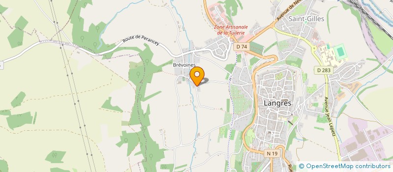 localisation de l'entreprise MADAME SABINE DOMMANGE à LANGRES