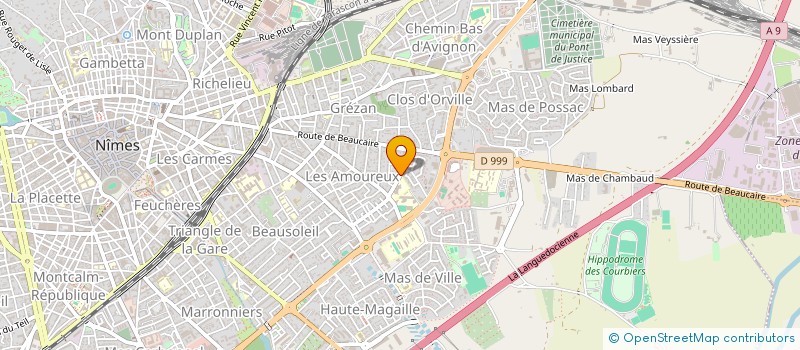 localisation de l'entreprise MADAME SABINE DONALDSON  NIMES