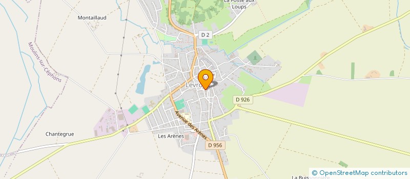 localisation de l'entreprise MADAME SABINE DOUBLET à LEVROUX