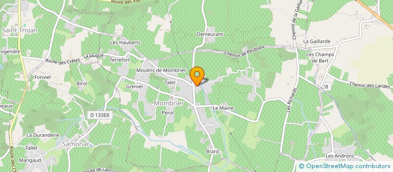 localisation de l'entreprise MADAME SABINE DRODE  PUGNAC