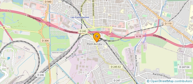 localisation de l'entreprise MADAME SABINE DUCLOY à CALAIS