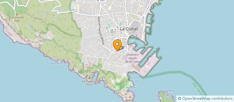 localisation de l'entreprise MADAME SABINE DUMAS  LA CIOTAT