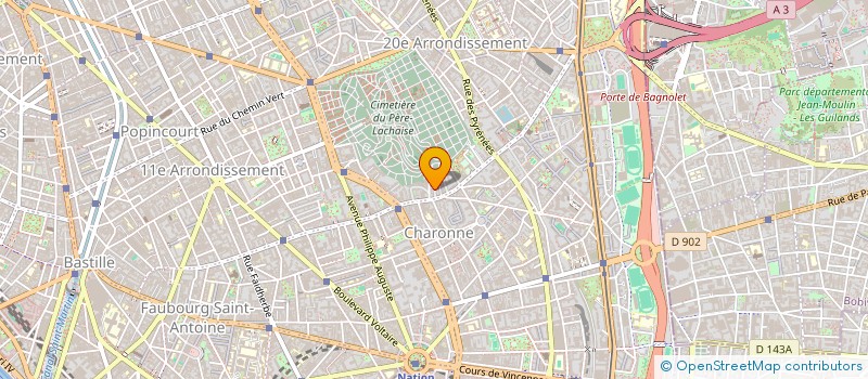 localisation de l'entreprise MADAME SABINE DUNDURE  PARIS